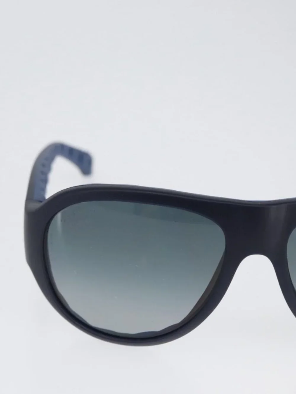CHANEL Sunglasses plastic Blue CC Auth BA10703